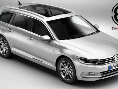 Volkswagen Passat Variant 2015 3D model