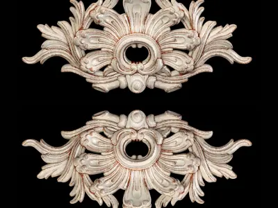 Classic carved 027 3D model