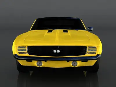 Chevrolet Camaro SS1 Low-poly 3D model