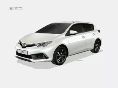 Toyota Auris 2016 Low-poly 3D model
