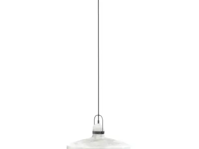 Concrete Hanging Lamp 3D Model 3D model