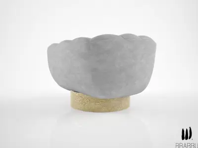 Brabbu Essex armchair 3D model