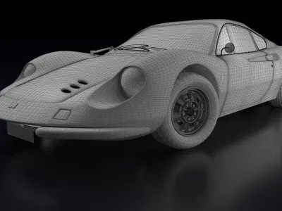 Ferrari Dino car 3D model