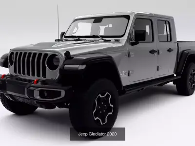 Jeep Car Collection 3D Model Pack