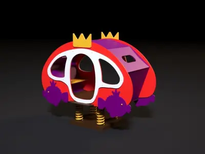 Attraction Carriage 3D model