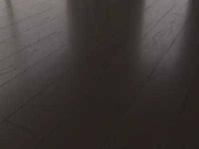  Wood Oak Floor Black WWL 3D model