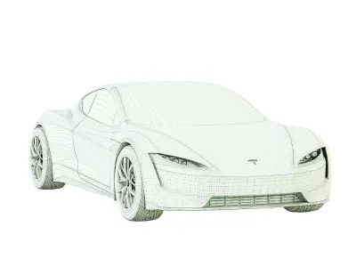 Tesla Roadster 3D model