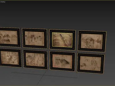 Leonardo Da Vinci  3D model