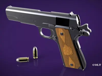 Colt M1911 3D model