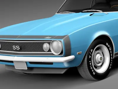 Chevrolet Camaro SS CG 1967 3D model
