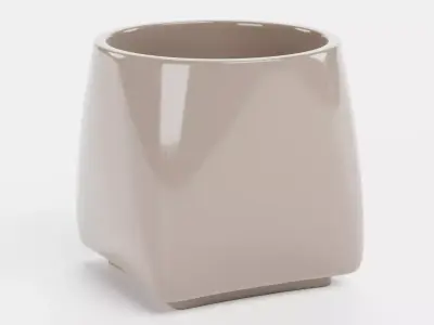 Plant Pot V2 Low-poly 3D model