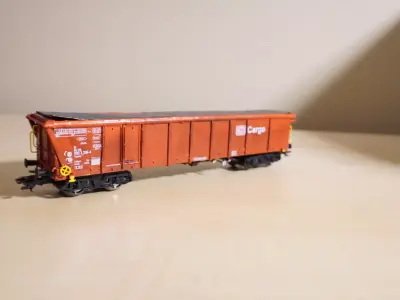 Pre supported H0 1-87 scale Tamns 893 freight car 3D print model