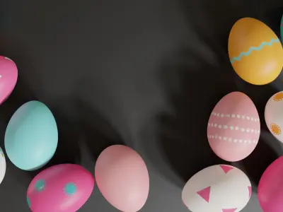 Easter Eggs 12 3D model