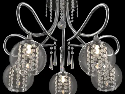  Charming Crystal Chandelier 3D model