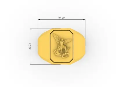 Onyx ring   3D print model
