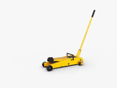Hydraulic Car Jack Low-poly 3D model