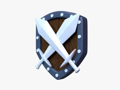 Silver Tier 3D Illustration 3D model