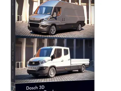Dosch 3D - Pick-Up Trucks 3D model