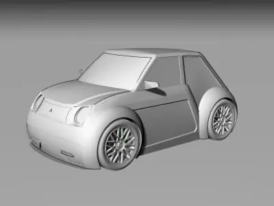 CityGo concept car by CeGo 3D model