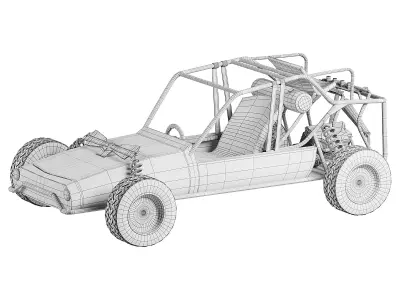 Car Bagi 3D model