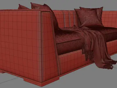 Valentino sofa    The Sofa and Chair Company 3D model
