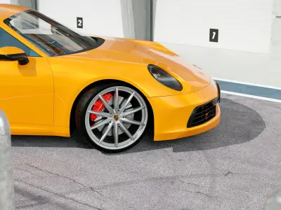 Porshe 911 carrera s coupe 2019 MODEL Low-poly 3D model