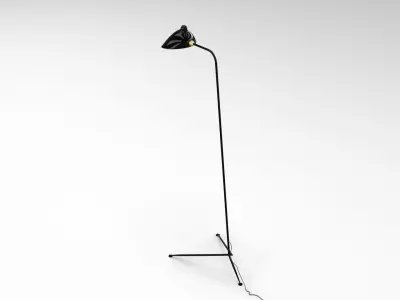 Contemporary Floor Lamp 001 3D model