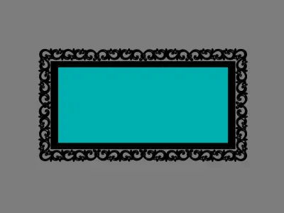 Classic frames mirror 3D model