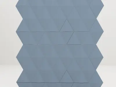 Bits Wall - abstracta 3D model