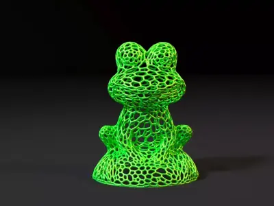 Garden Frog 3D print model