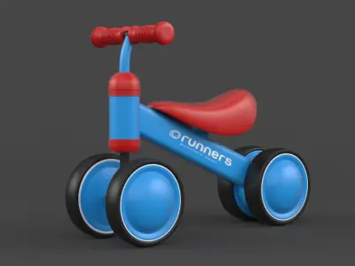 Baby Balance Bike 3D model