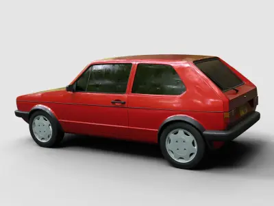 Volkswagen Golf GTI Mk1 3D model