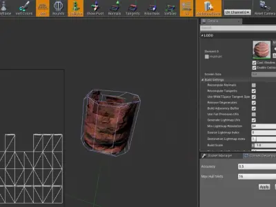 Game Ready Explosive Barrel Free low-poly 3D model