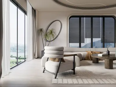 Living room 43 3D model