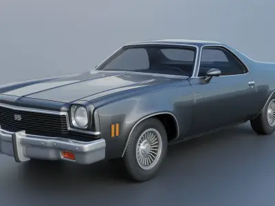 Chevrolet El Camino 1973 3D print model