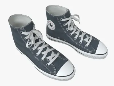 Converse Shoe Jeans 3D model