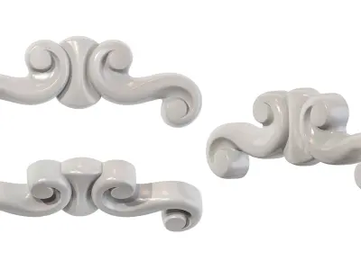 Classic carved 126 3D model