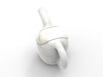 Bew Teapot Low-poly 3D model