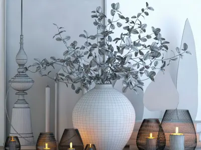 Decorative set 2 3D model