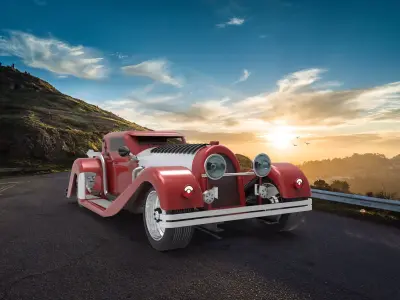 classic car 3D model