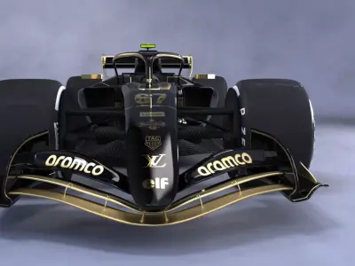 HD Concept F1 Car 3D model