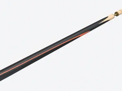 Billiard Snooker Cue 3D model