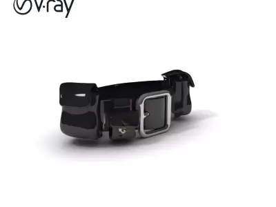 Tactical Utility Belt D Model Pack Low-poly 3D model