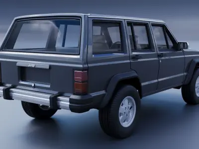 Jeep Cherokee XJ 1984   3D print model
