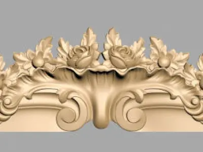 Carved Decor 3D model