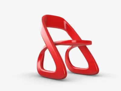 Modern Loop Chair 3D model