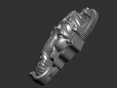 ganesha head 3D print model