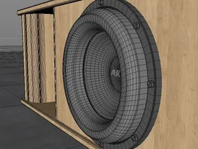 subwoofer car AVATAR 3D model