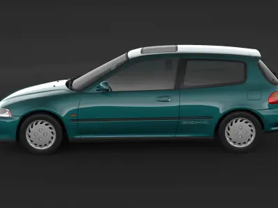 Honda Civic SI 3D model