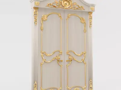 Classic Door  3D model purchase